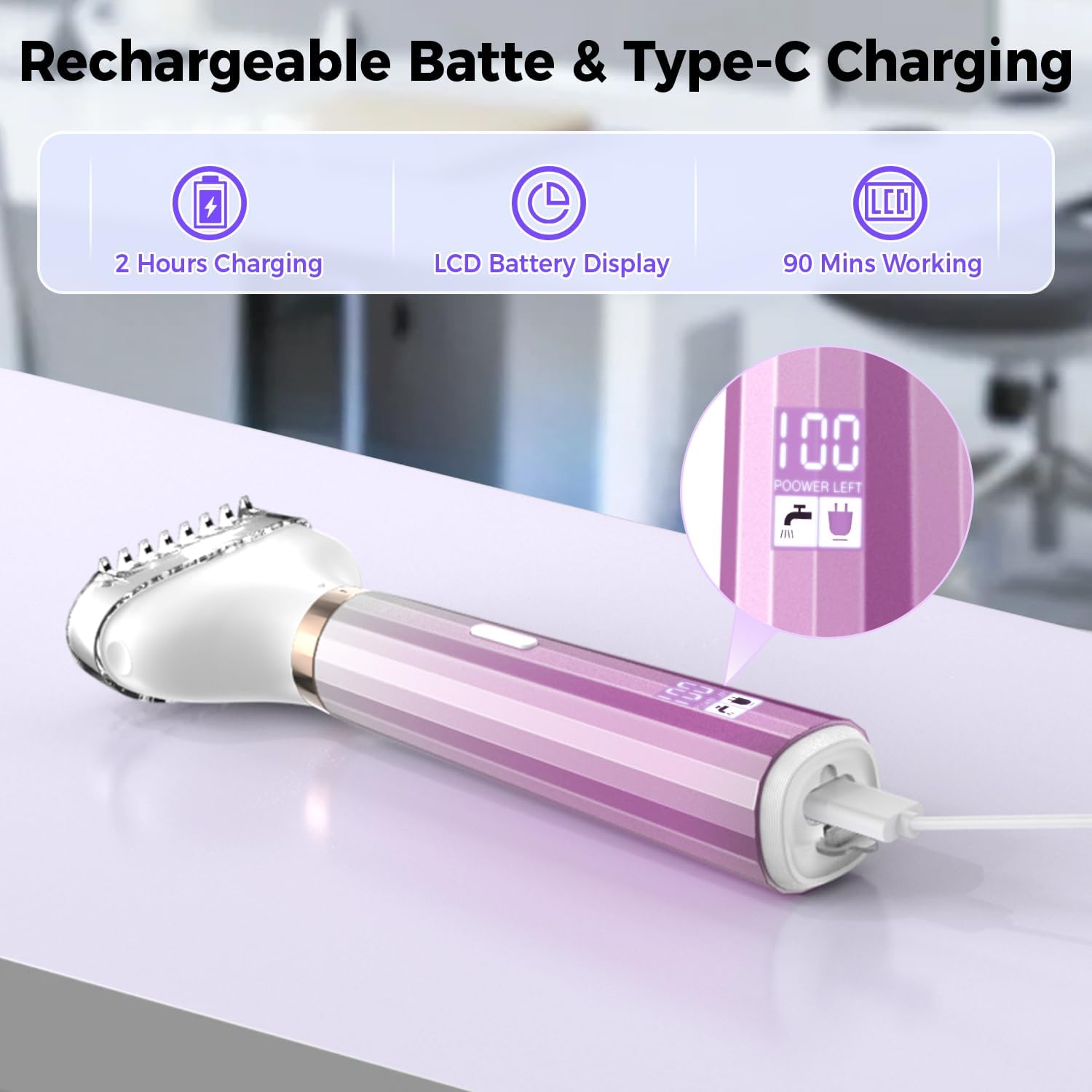 Thumbnail 5 de PKBD 4 in 1 Lady Shaver 90 min battery