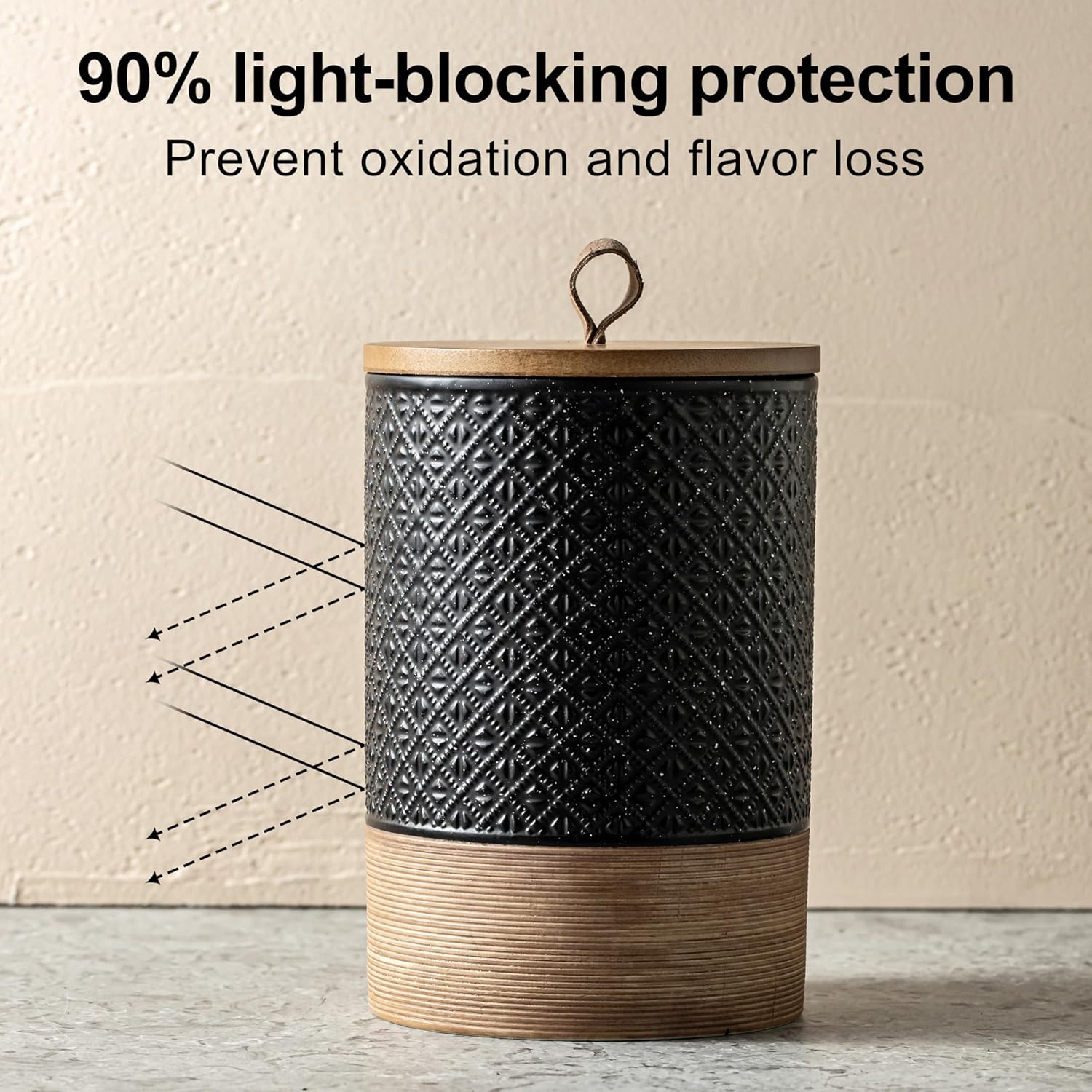 Thumbnail 3 de Miamolo Large Ceramic Coffee Canister 64 fl oz