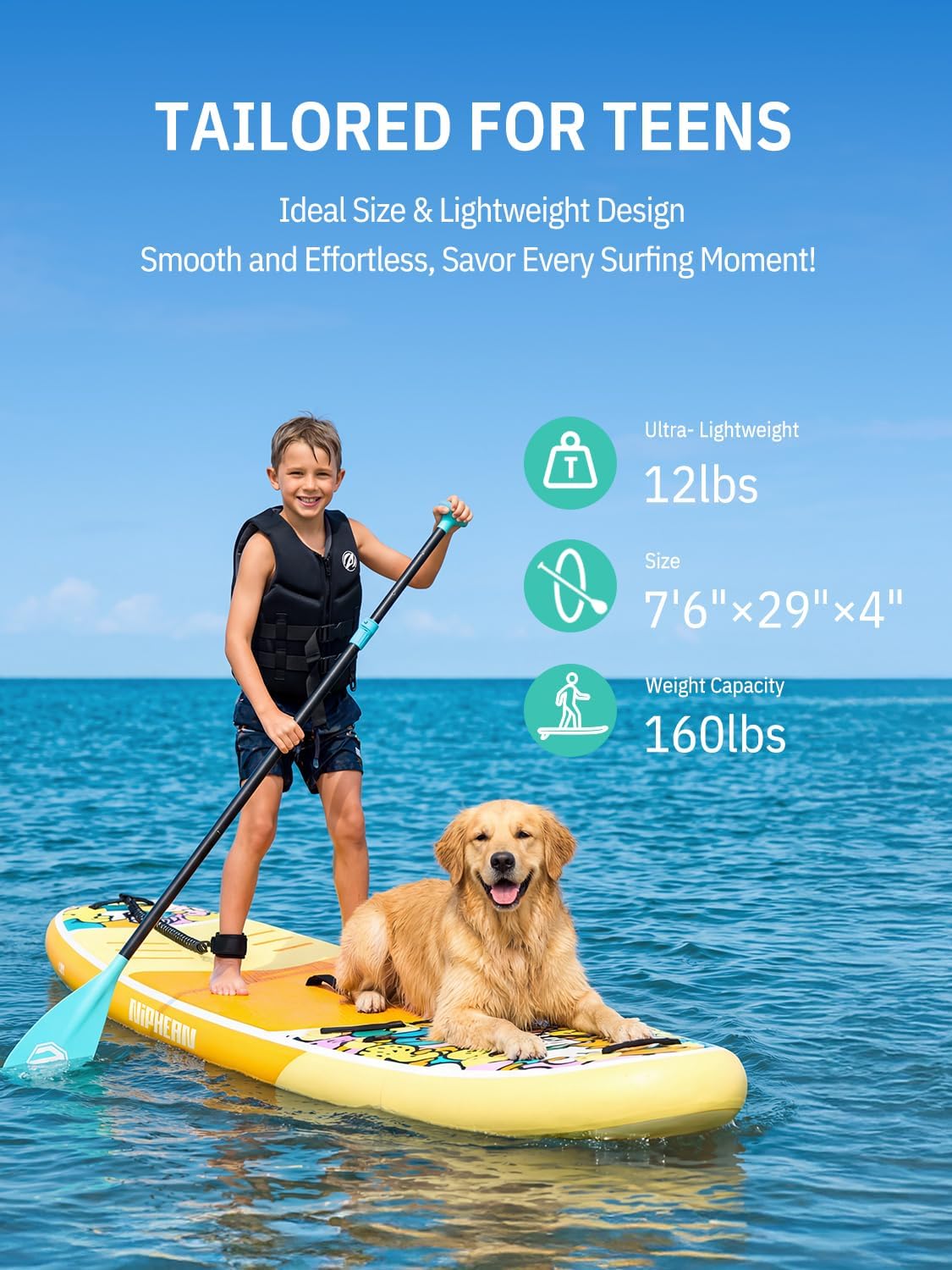 Detalle de Niphean 10'6" Inflatable SUP Board