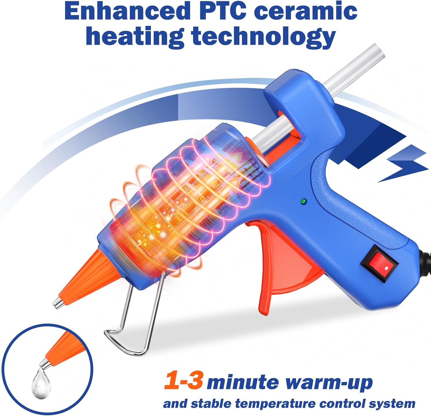 Thumbnail 5 de Hot Glue Gun 50W Mini for DIY Repairs