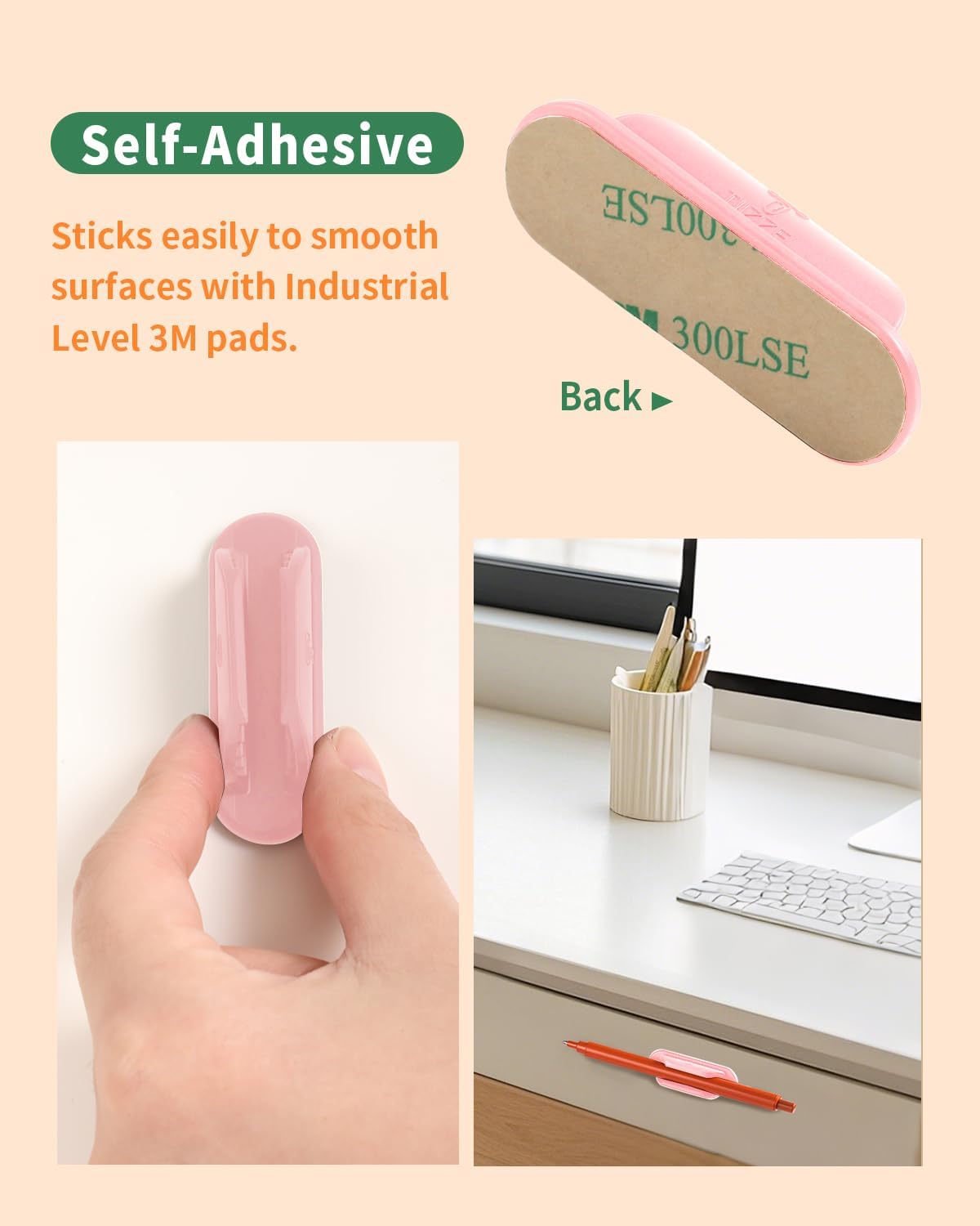 Detalle de Silicone Pencil Holders, 10-Pack