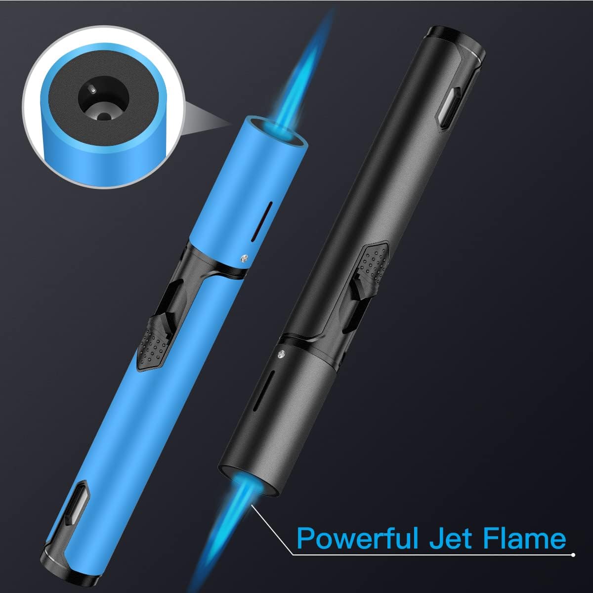 Thumbnail 3 de Torch Lighters 2 Pack Adjustable Jet Flame Butane LLighter