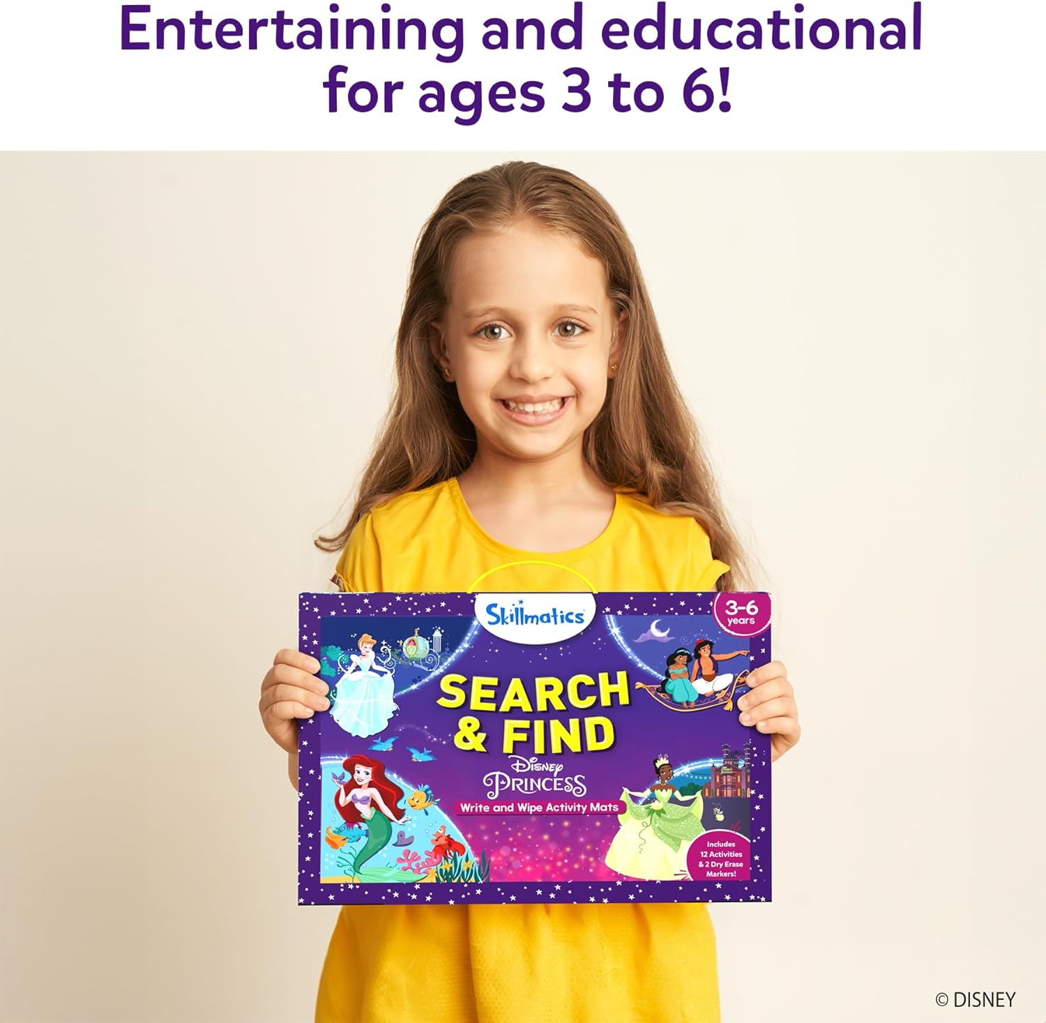 Thumbnail 5 de Skillmatics Search & Find Disney Princess 12-activity set