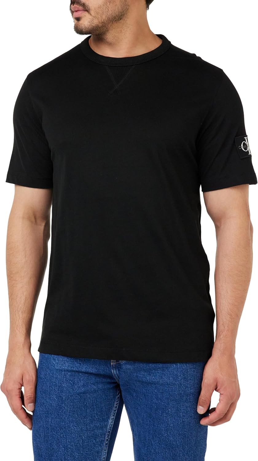 Thumbnail 2 de Calvin Klein T-Shirt Manches Courtes Homme Regular Tee avec Insigne