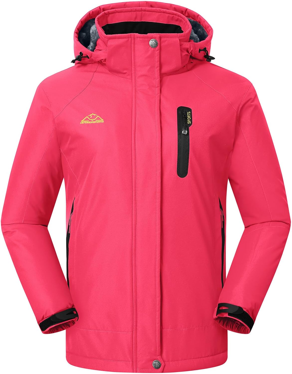 Detalle 1 de YSENTO Womens Waterproof Winter Jacket