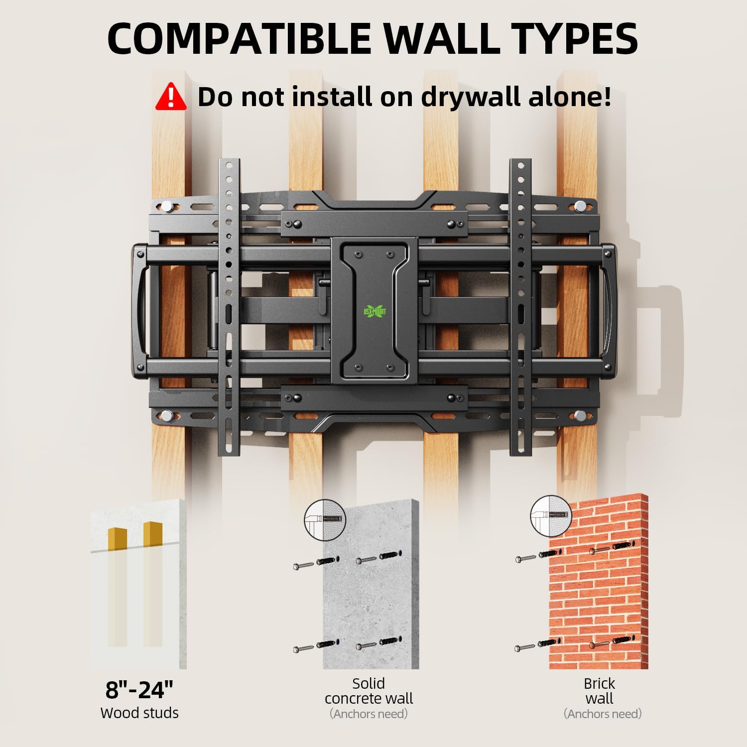 Thumbnail 6 de USX MOUNT TV Wall Mount for 42–97 in, 150 lb