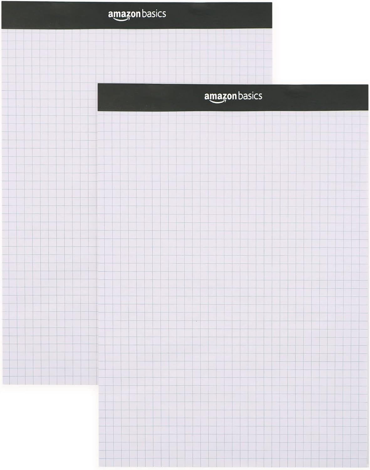Thumbnail 4 de Amazon Basics blocs de papier quadri-roulés 21,5 x 29,8 cm – Lot de 2, Blanc