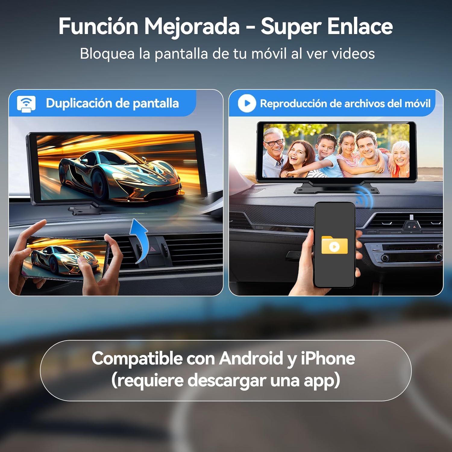 Thumbnail 3 de Carpeer Pantalla Carplay 10,26 pulgadas para coche