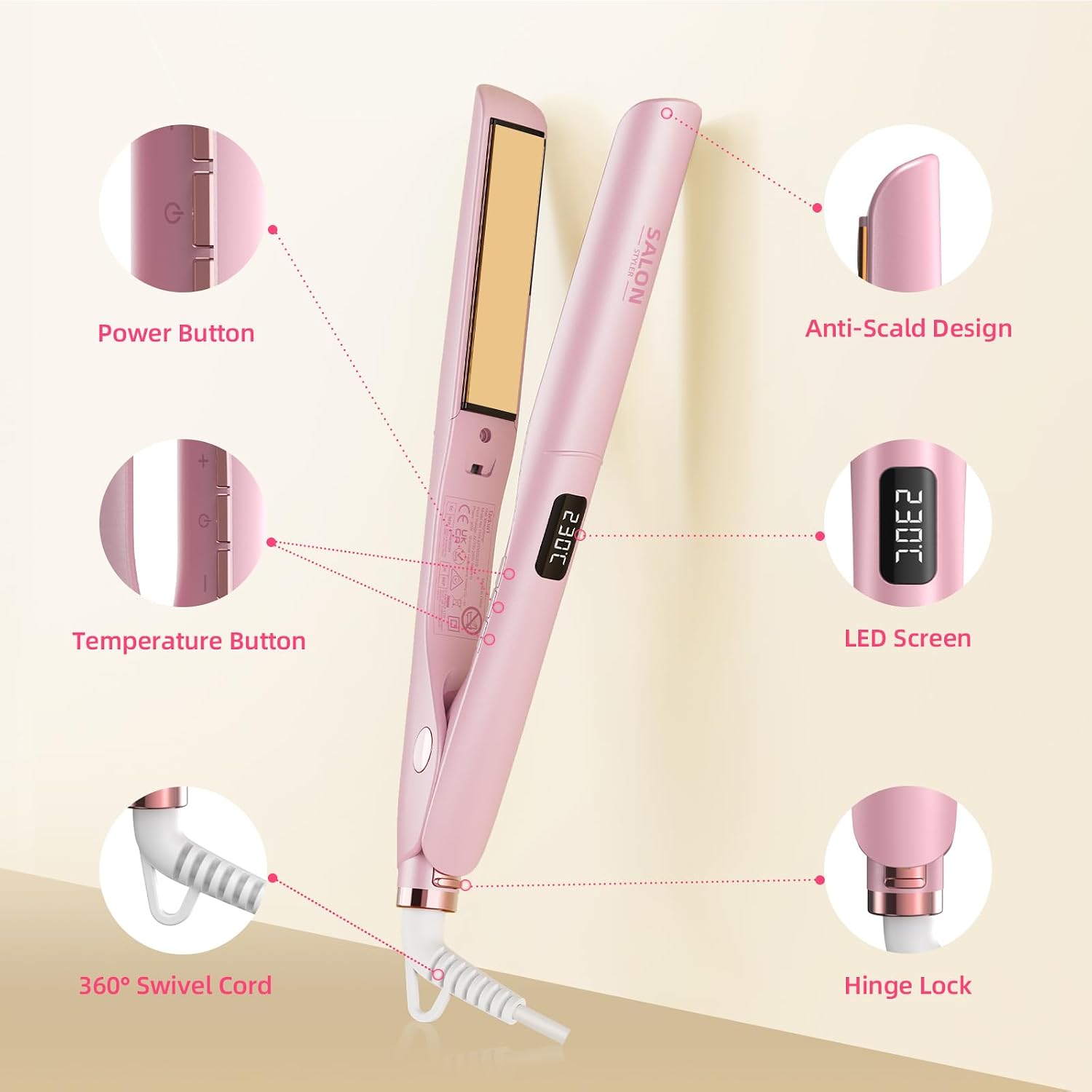 Thumbnail 6 de Dekuri 2 in 1 Hair Straightener and Curler 30s