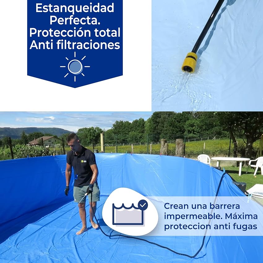 Detalle 2 de Gre FPROV915 Liner 915 x 470 x 120 cm azul 😊