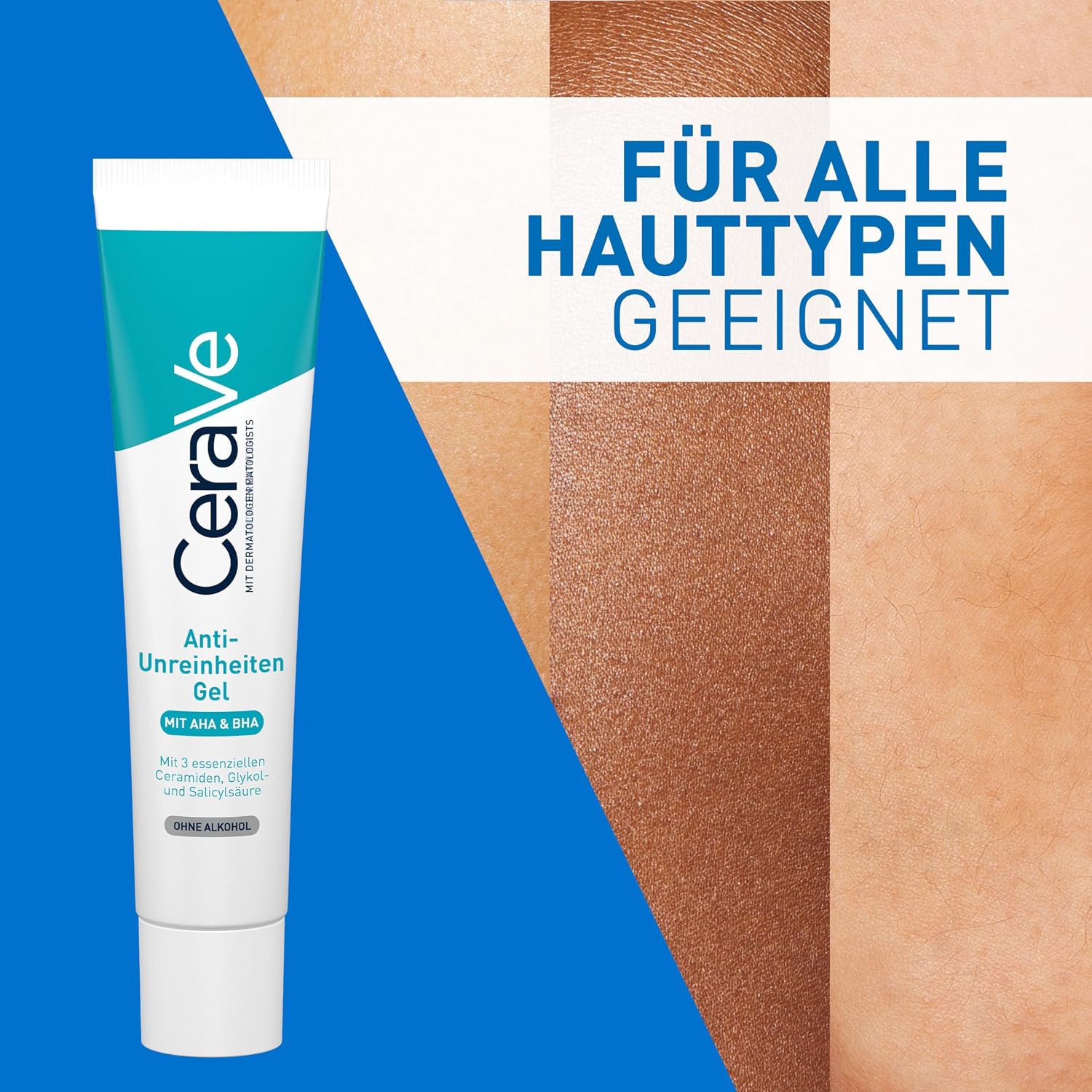 Detalle 2 de CeraVe Anti-Unreinheiten Gel – Peelingeffekt gegen unreine Haut (40 ml)