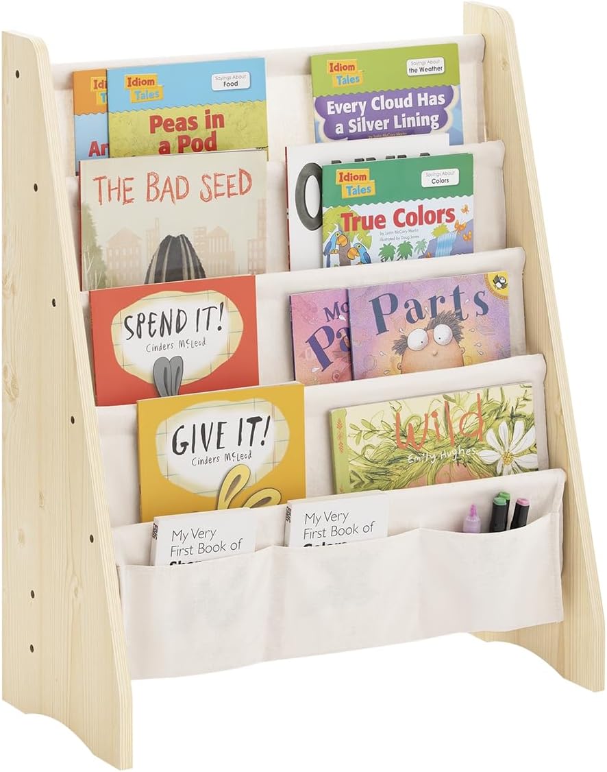 Detalle de SoBuy KMB50-N Bibliothèque enfant 63x28x76 cm