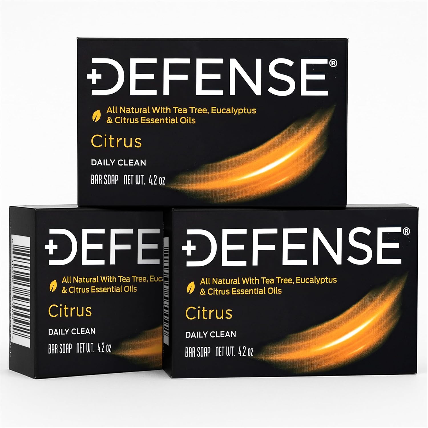 Thumbnail 6 de Defense Soap Citrus Bar: All-Natural Post-Workout Cleanser (Tea Tree, Eucalyptus & Citrus) – Pack of 3