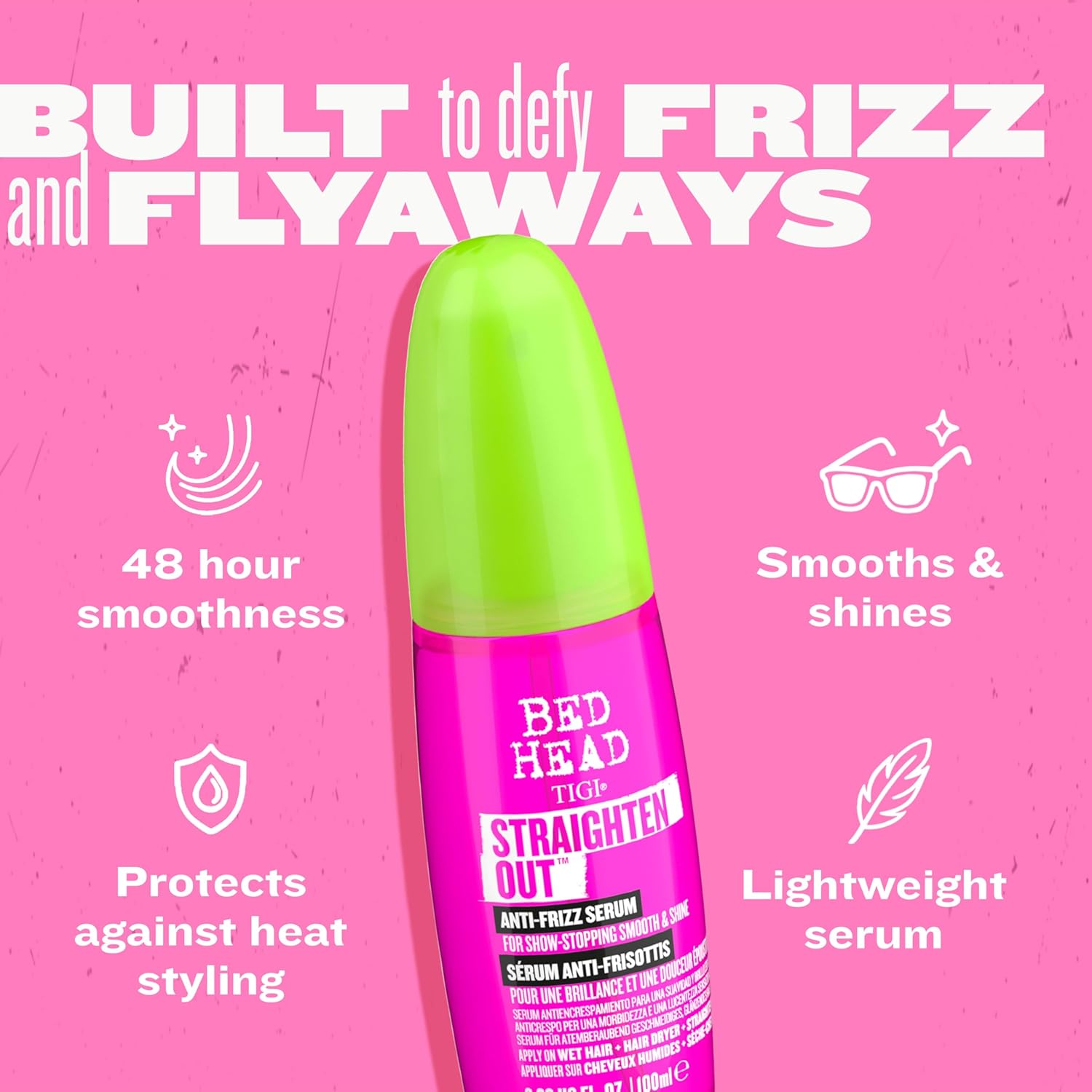 Thumbnail 2 de Bed Head by TIGI Straighten Out Anti-Frizz-Serum – 100 ml für glattes, glänzendes Haar