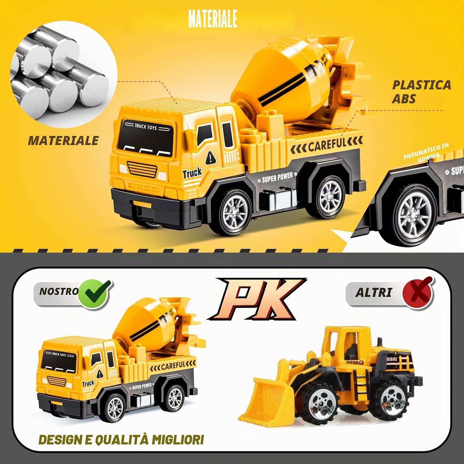 Thumbnail 3 de EUCOCO Camion Giocattolo 5 in 1 per bambini 1-6 anni