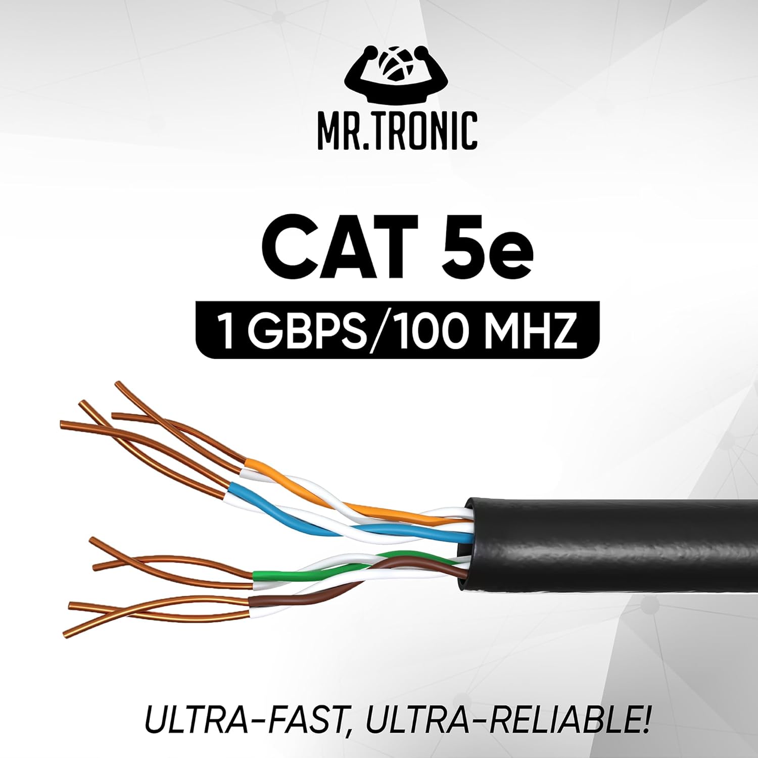Thumbnail 2 de Mr. Tronic Bulk Cat 5E Ethernet Cable 50m