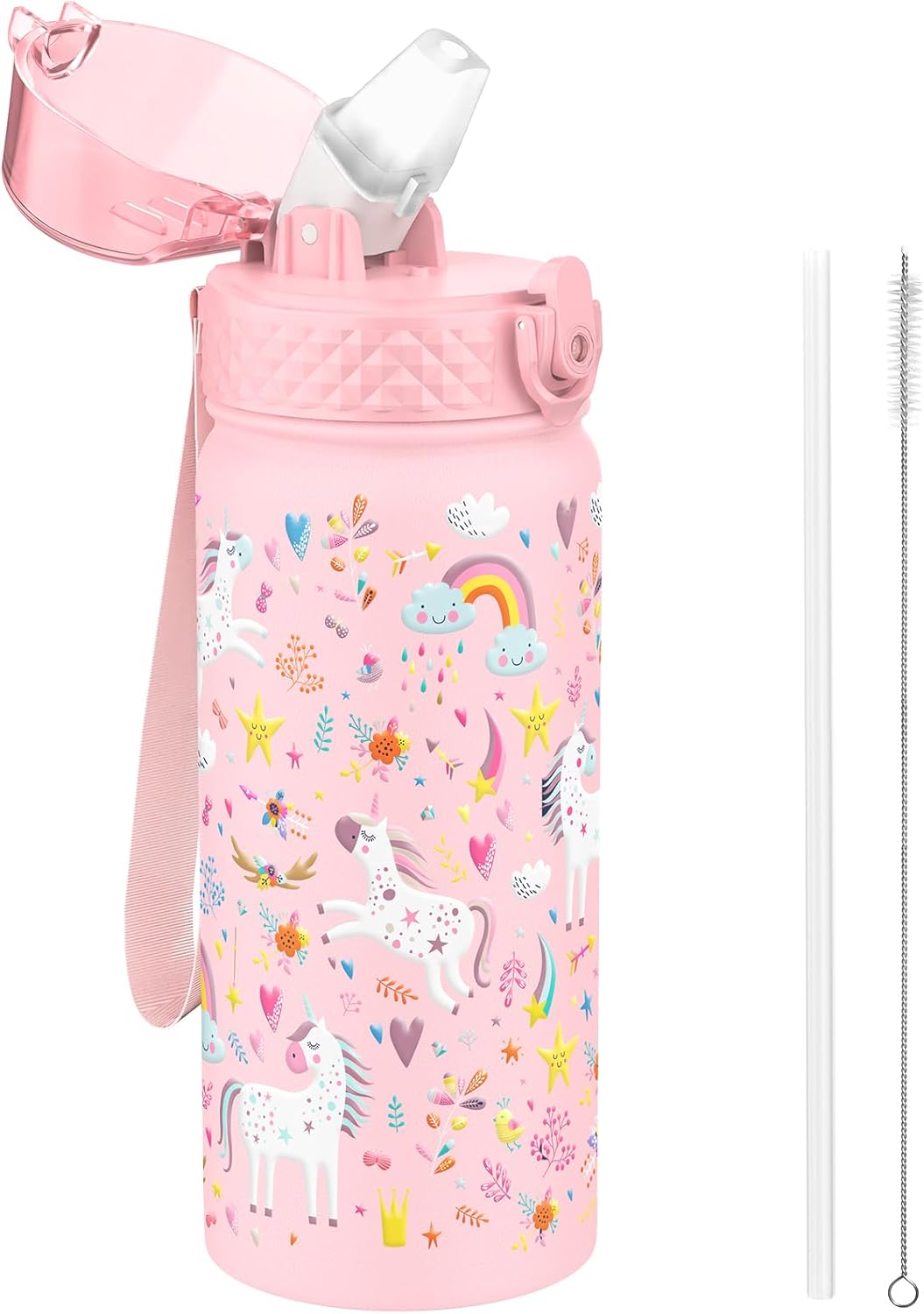 GOPPUS 550ml Kids Insulated Water Bottle