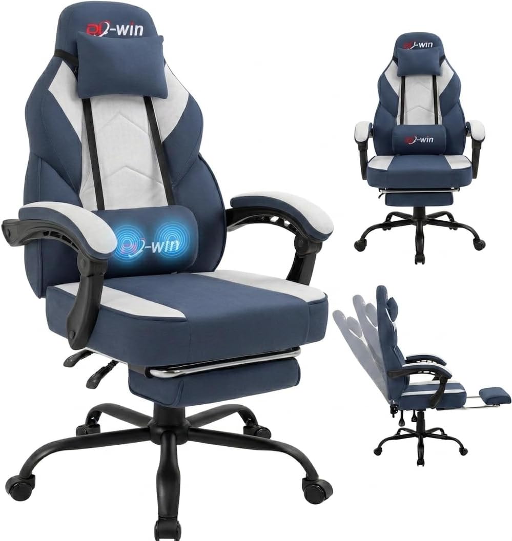 Detalle de Shintenchi Fabric Gaming Chair
