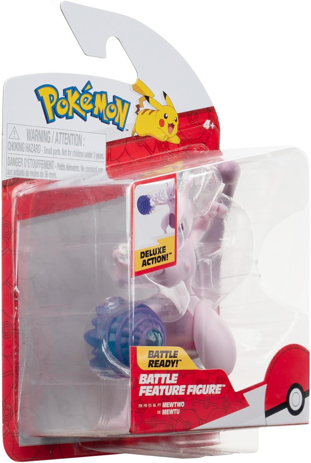 Thumbnail 2 de Statuina ufficiale Pokémon PKW3370 di Mewtwo, 11,5 cm (Jazwares)