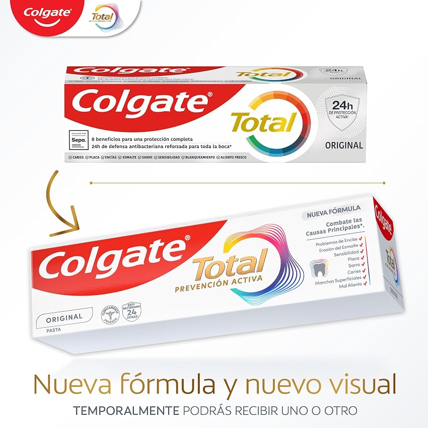 Thumbnail 4 de Colgate Total Prevención Activa 12x75ml | Protección 24h🦷
