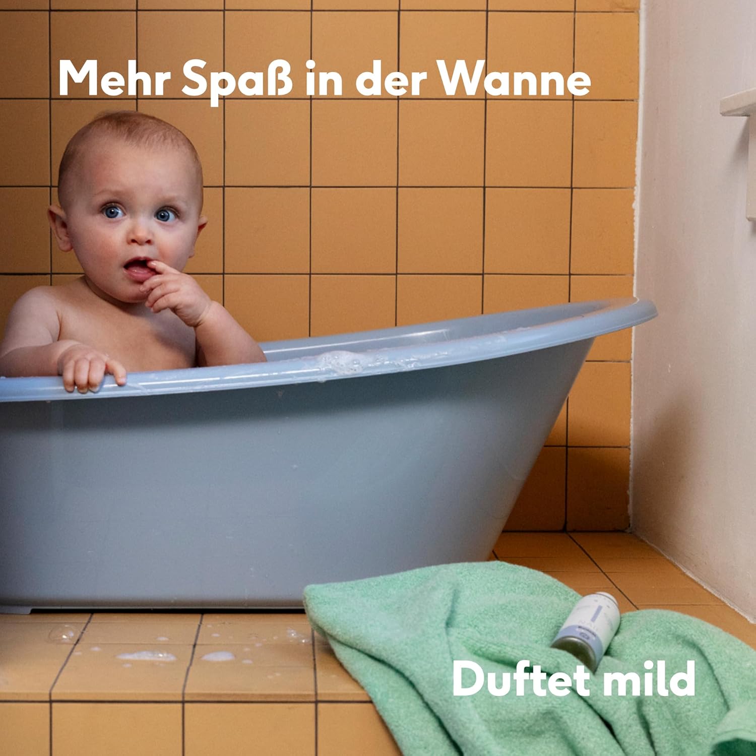 Thumbnail 5 de Naïf Pflegender Badeschaum mit Baumwollsamenöl – veganer Baby-Badeschaum, 500 ml