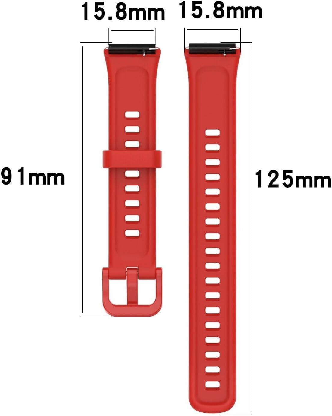 Thumbnail 5 de Panda Bobo Strap for Huawei Band 7 (LEA-B19) – Soft Silicone, Waterproof Replacement Wristband