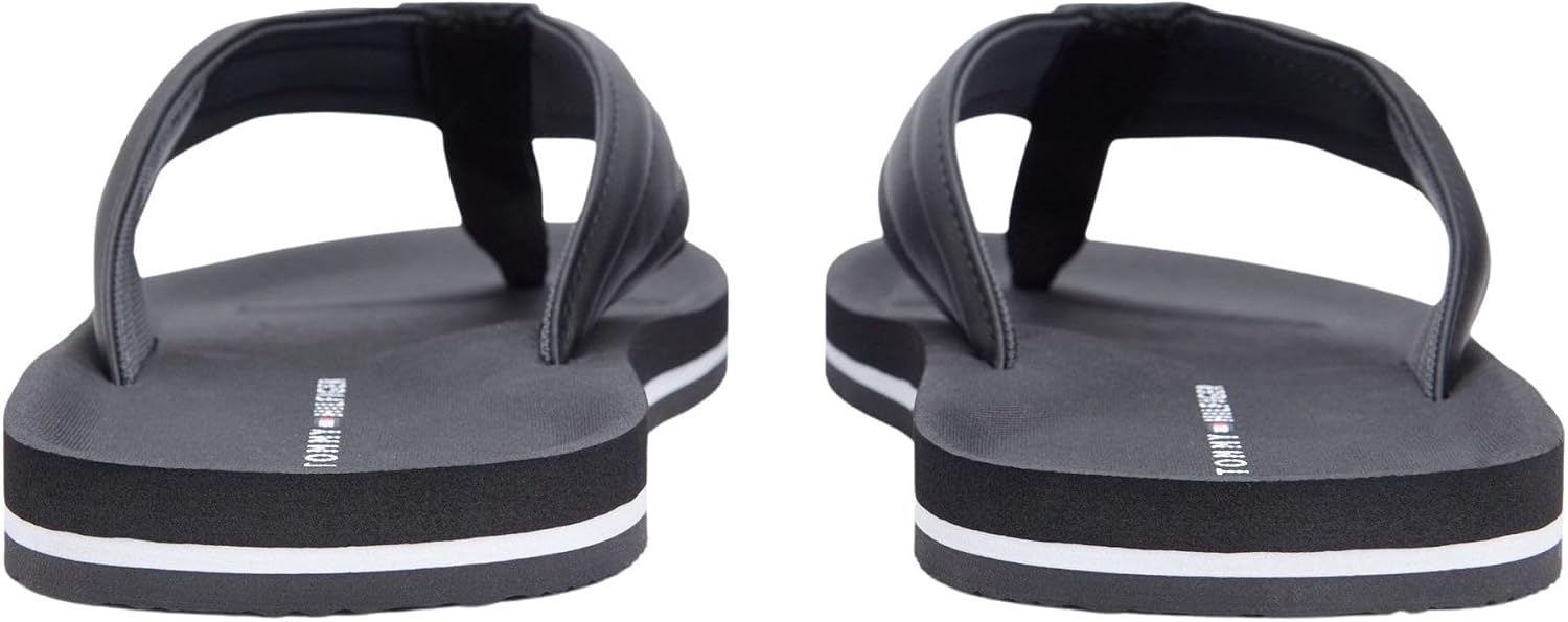 Detalle de Tommy Hilfiger Herren Padded Beach Sandal – komfortabel, sportlich und damit perfekt für Strand & Alltag