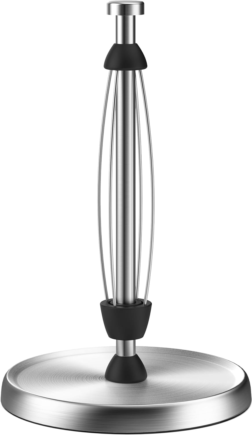 Detalle de Swaitee ACZN02S Countertop Paper Towel Holder, Stainless Steel, Silver