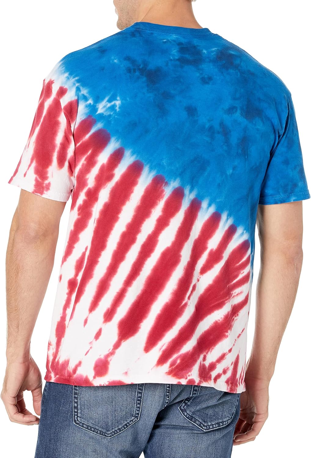 Detalle 2 de Liquid Blue Men's Plus-Size Stars and Stripes T-Shirt