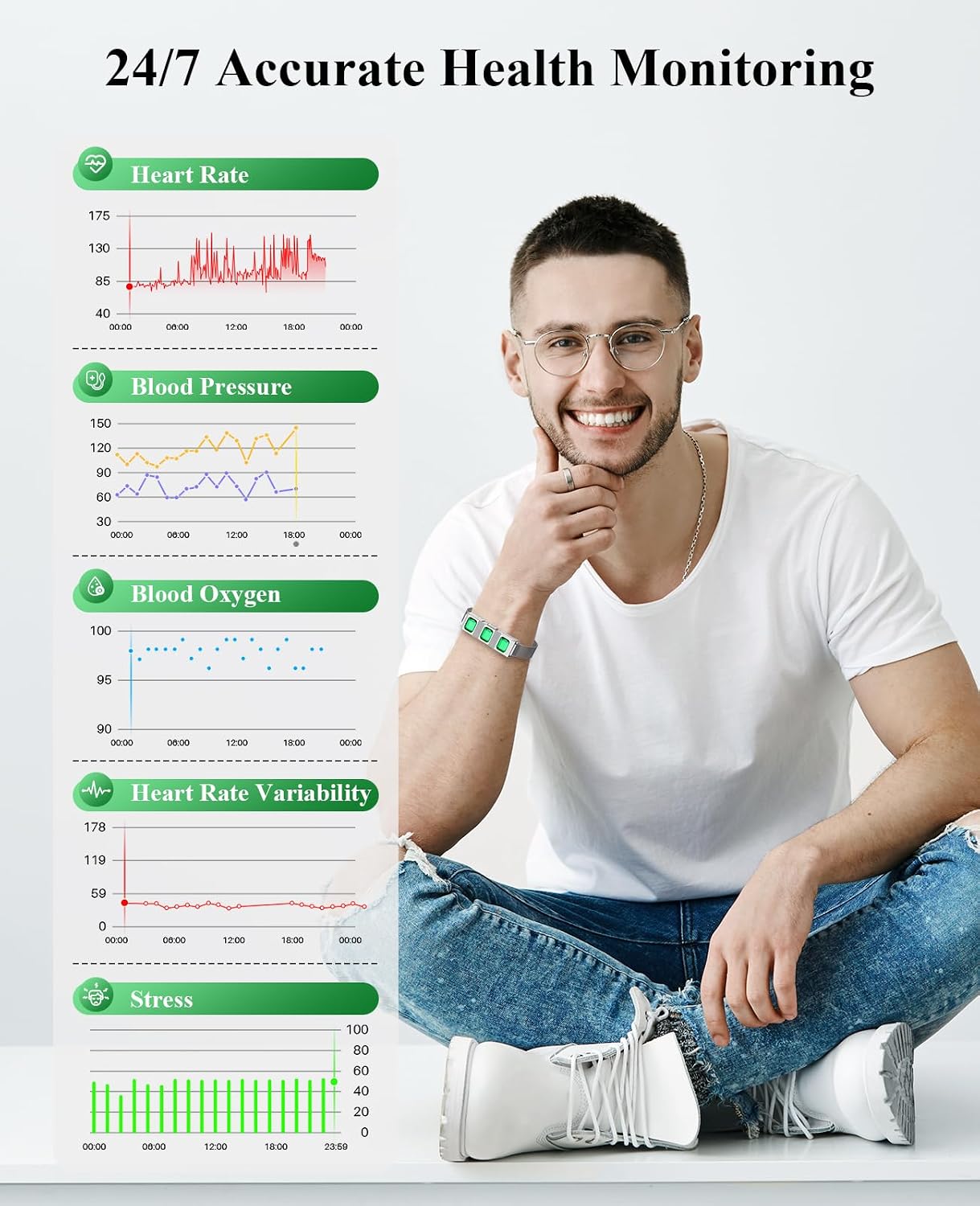 Detalle 2 de Smart Bracelet 170+ sport modes fitness tracker