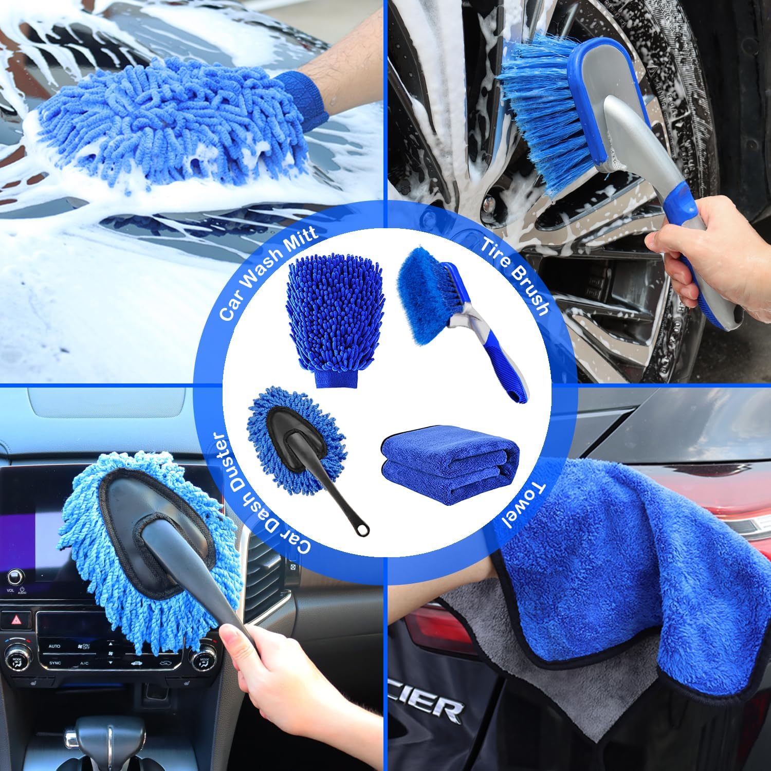 Thumbnail 5 de NIKCOSMK 62" Car Wash Brush Kit