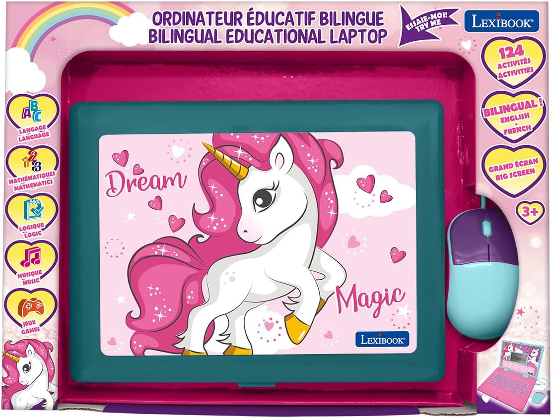 Detalle 2 de LEXiBOOK JC598UNIi2 Unicorn Laptop 124 Activities