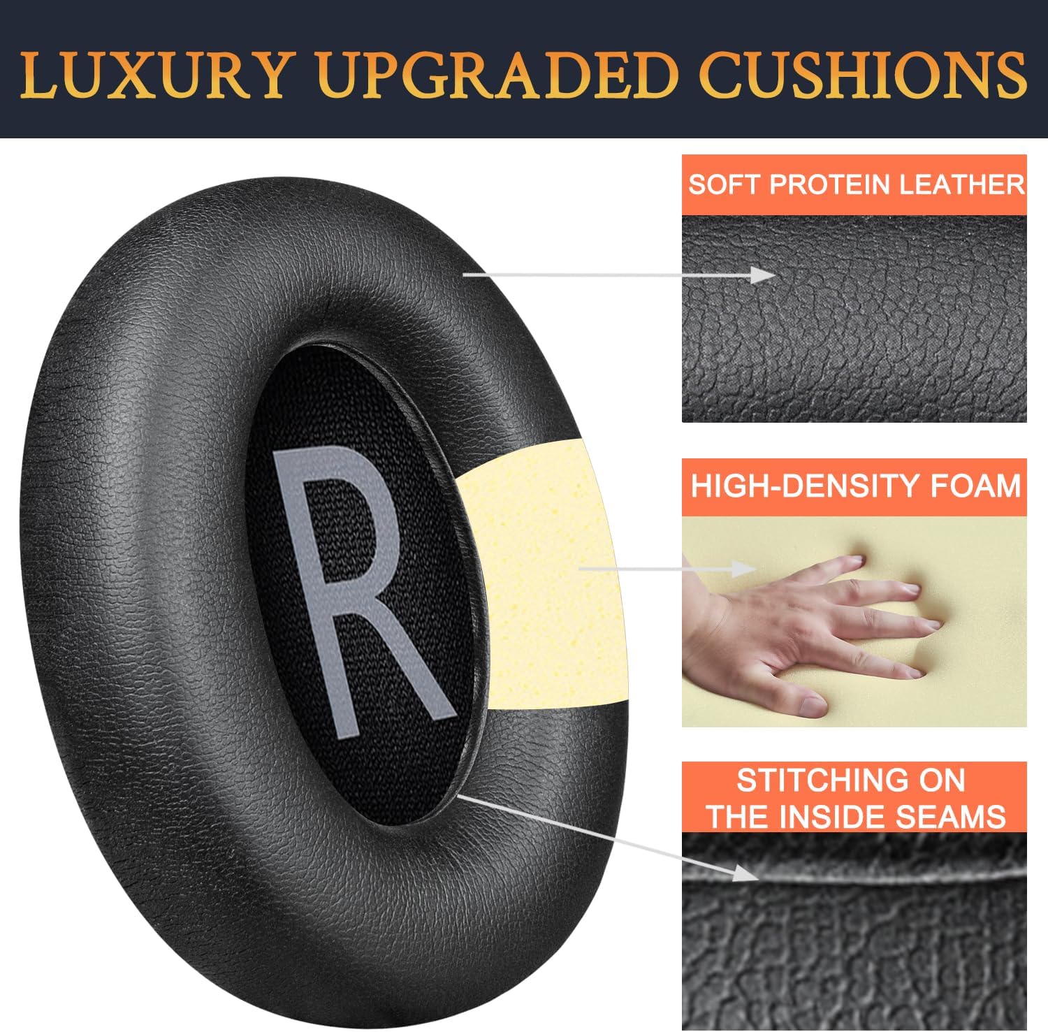 Thumbnail 3 de SOULWIT Replacement Earpads for Bose 700 (NC700) – Cushioned, Durable, Easy install