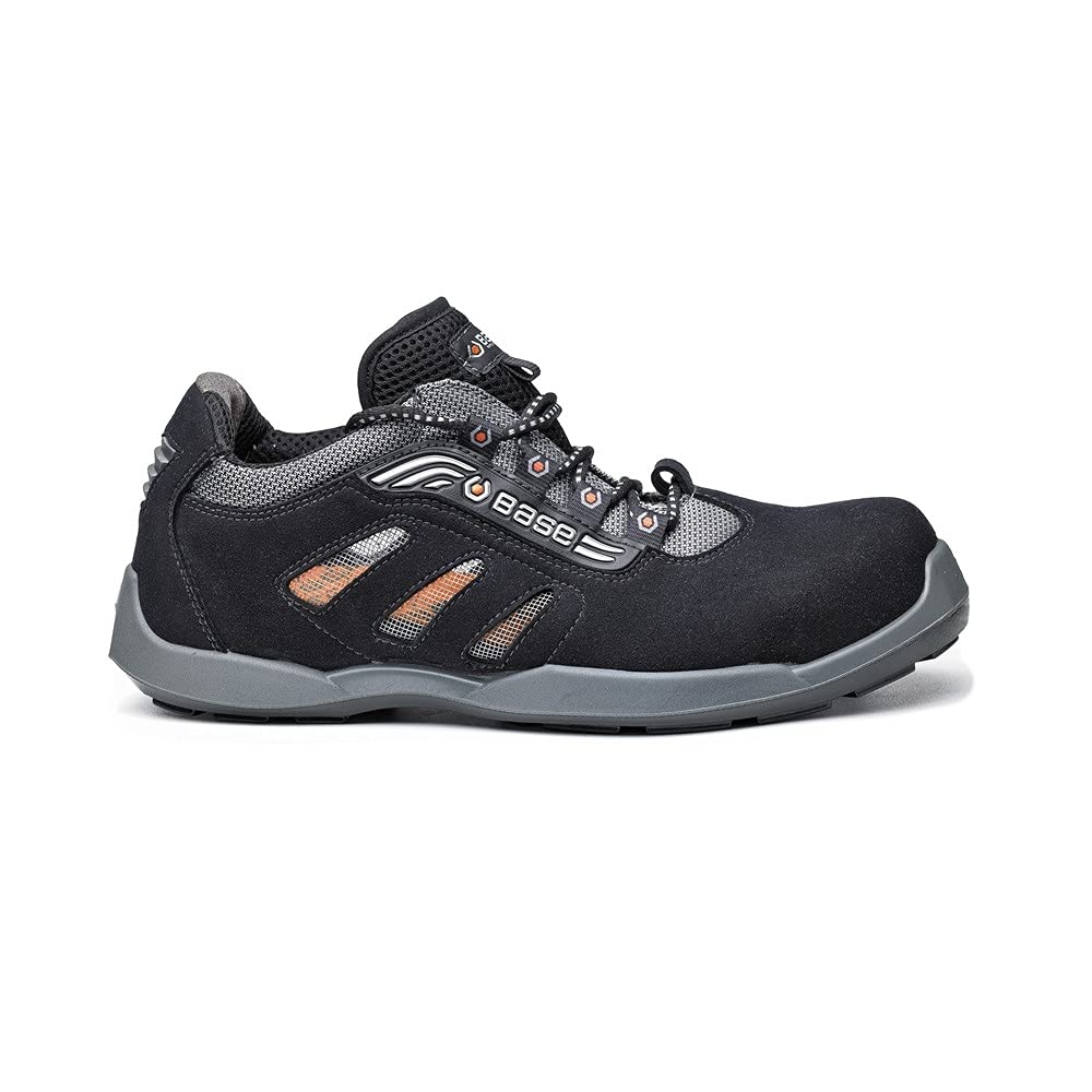 Detalle 2 de Base Protection Darts ESD – Chaussure de sécurité S1P ESD SRC, semelle antifatigue, noir et gris (taille 37)
