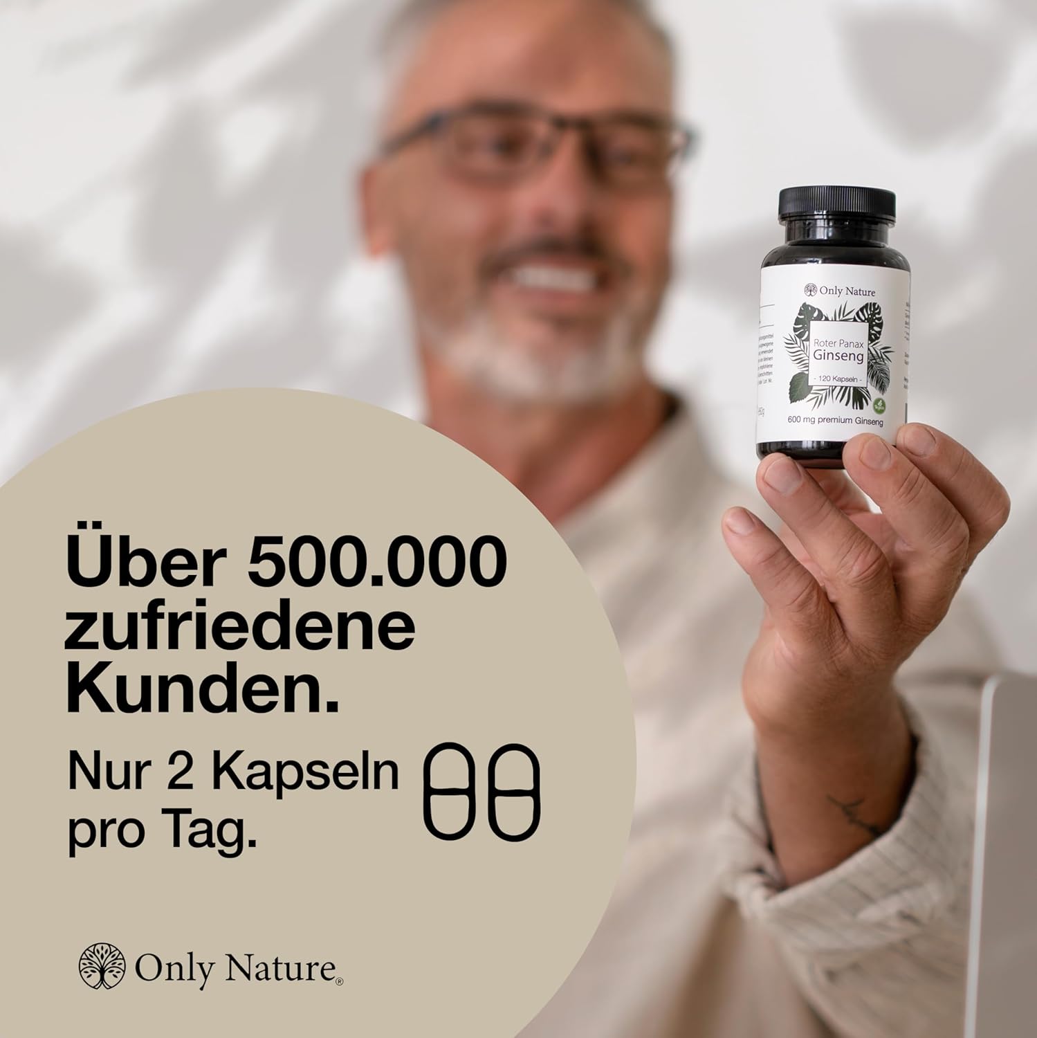 Thumbnail 3 de Only Nature® Ginseng 600 mg 120 Kapseln