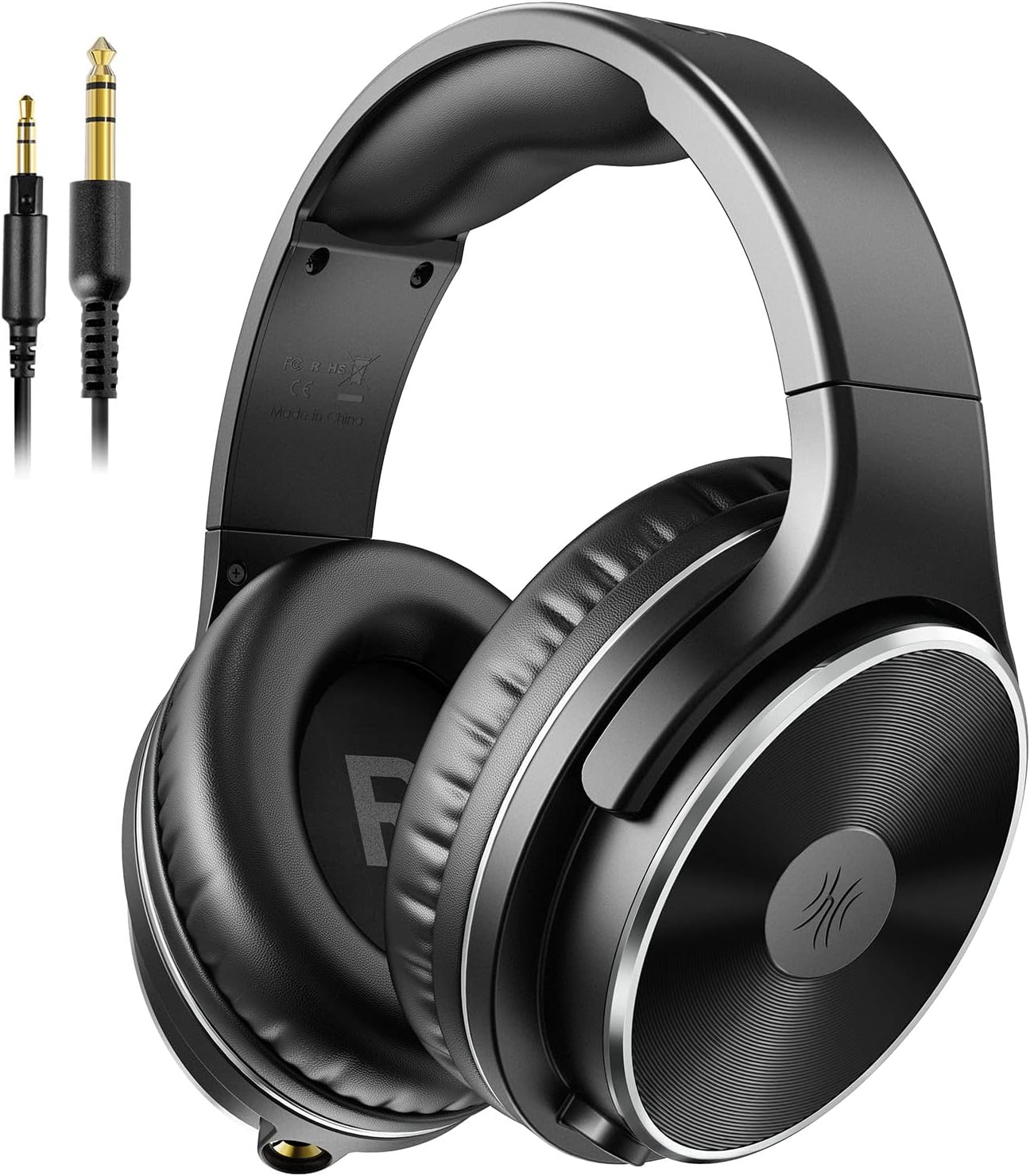 Detalle de OneOdio 有線オーバーイヤーヘッドホン 50mmドライバー・マイク付き・着脱式デュアルジャック