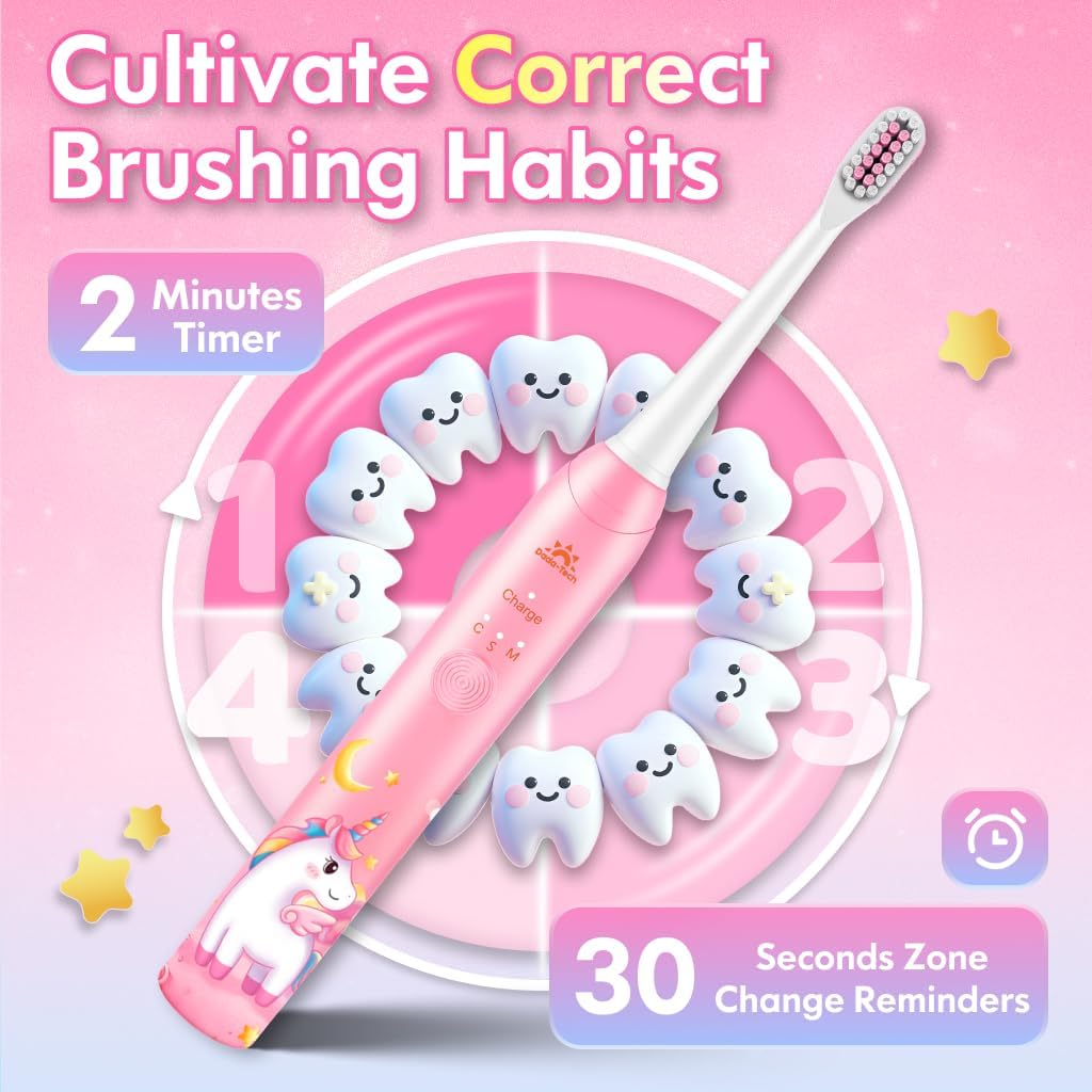 Thumbnail 4 de Kids sonic toothbrush 31000VPM timer
