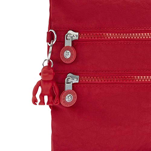 Thumbnail 4 de Kipling Alvar Bandolera Mediana, Red Rouge ❤