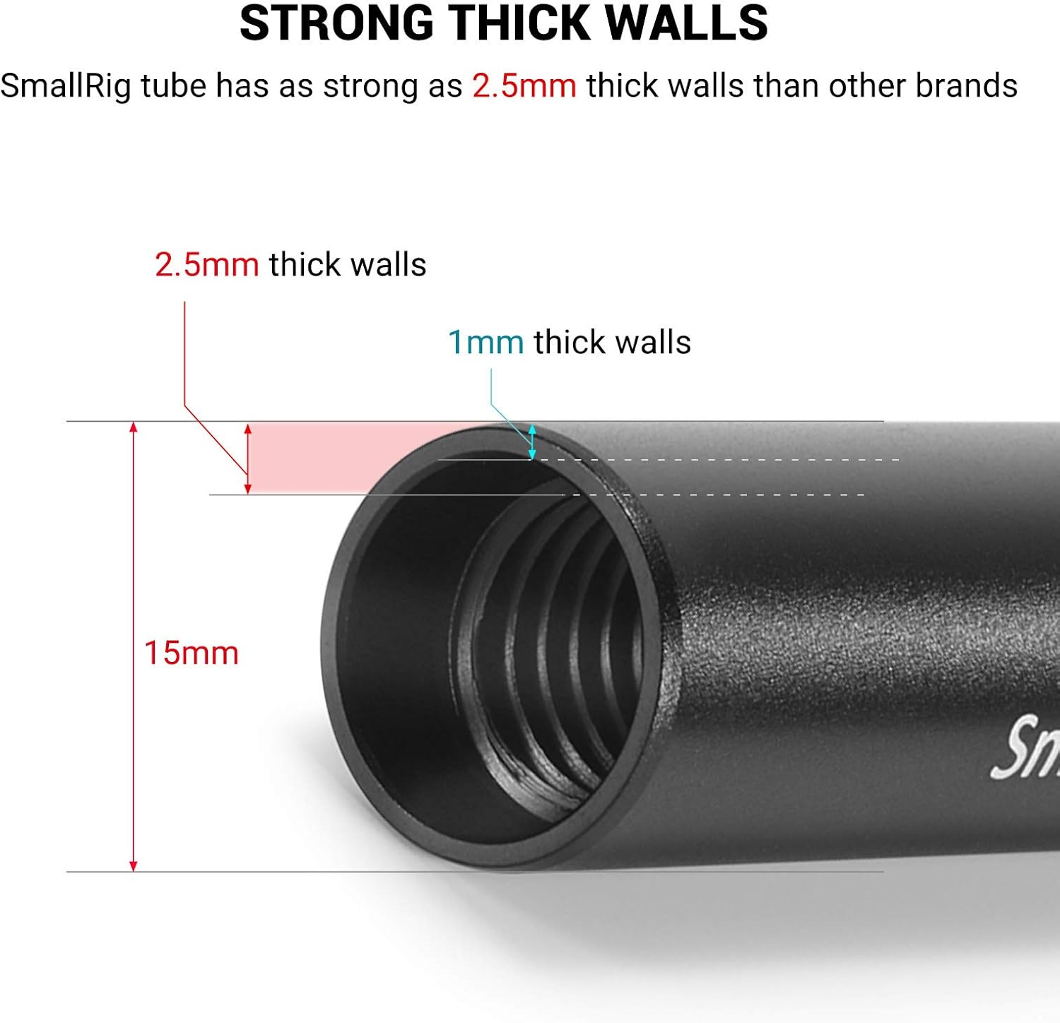 Thumbnail 4 de SMALLRIG 15mm Rod 30 cm tige