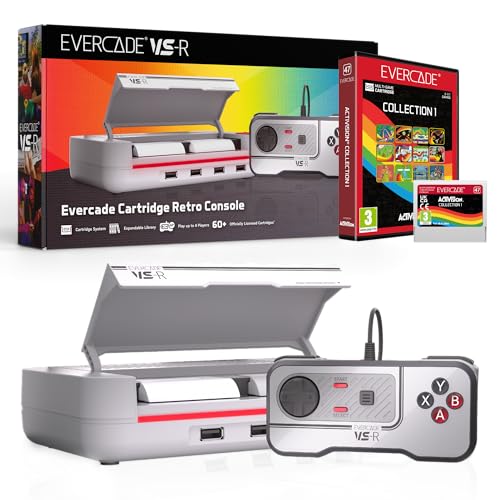 Detalle de Evercade VS-R Activision Bundle (Solo+1 cart) de Blaze Entertainment: consola retro para TV en casa