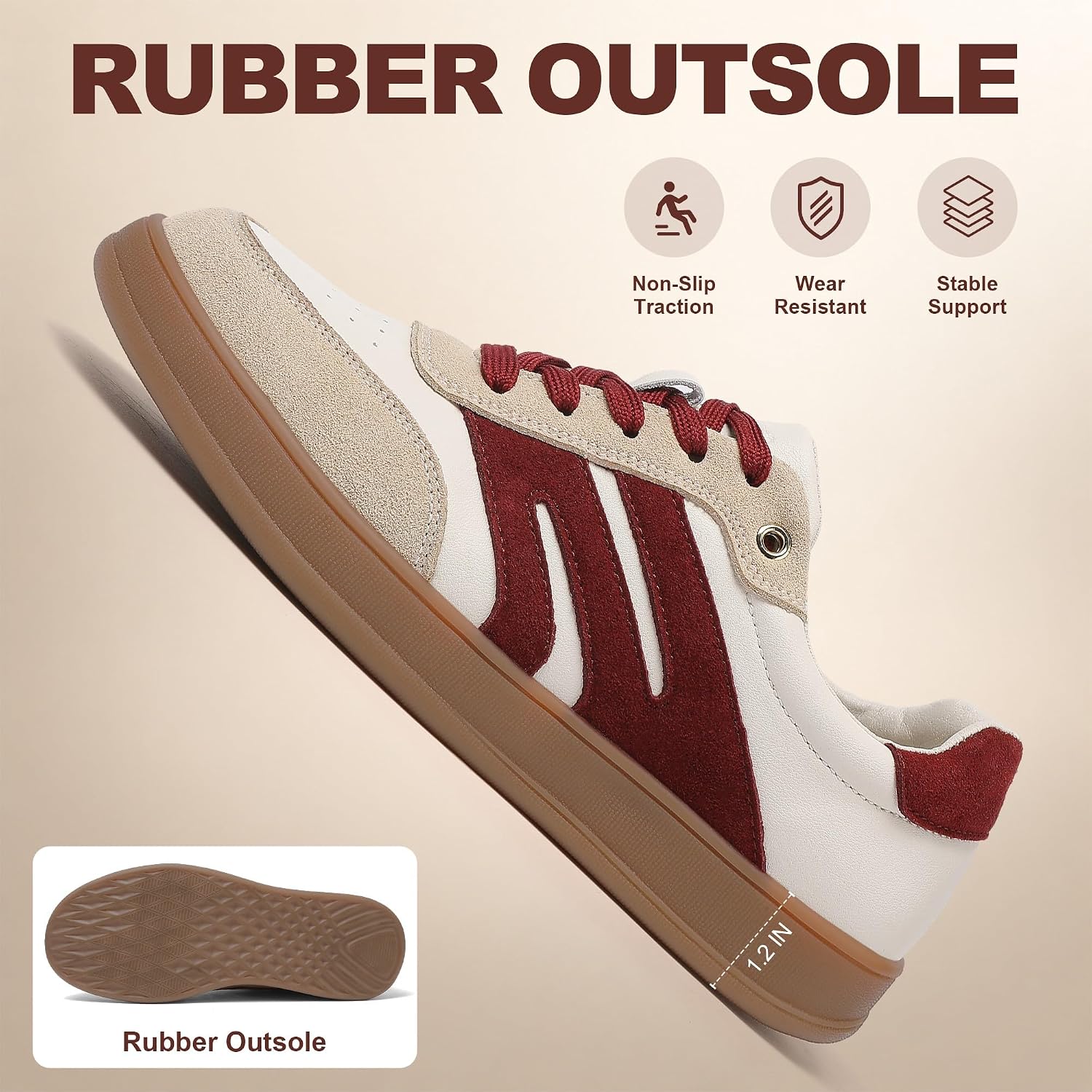 Detalle de FANMMING Women's Non Slip Gym Shoes