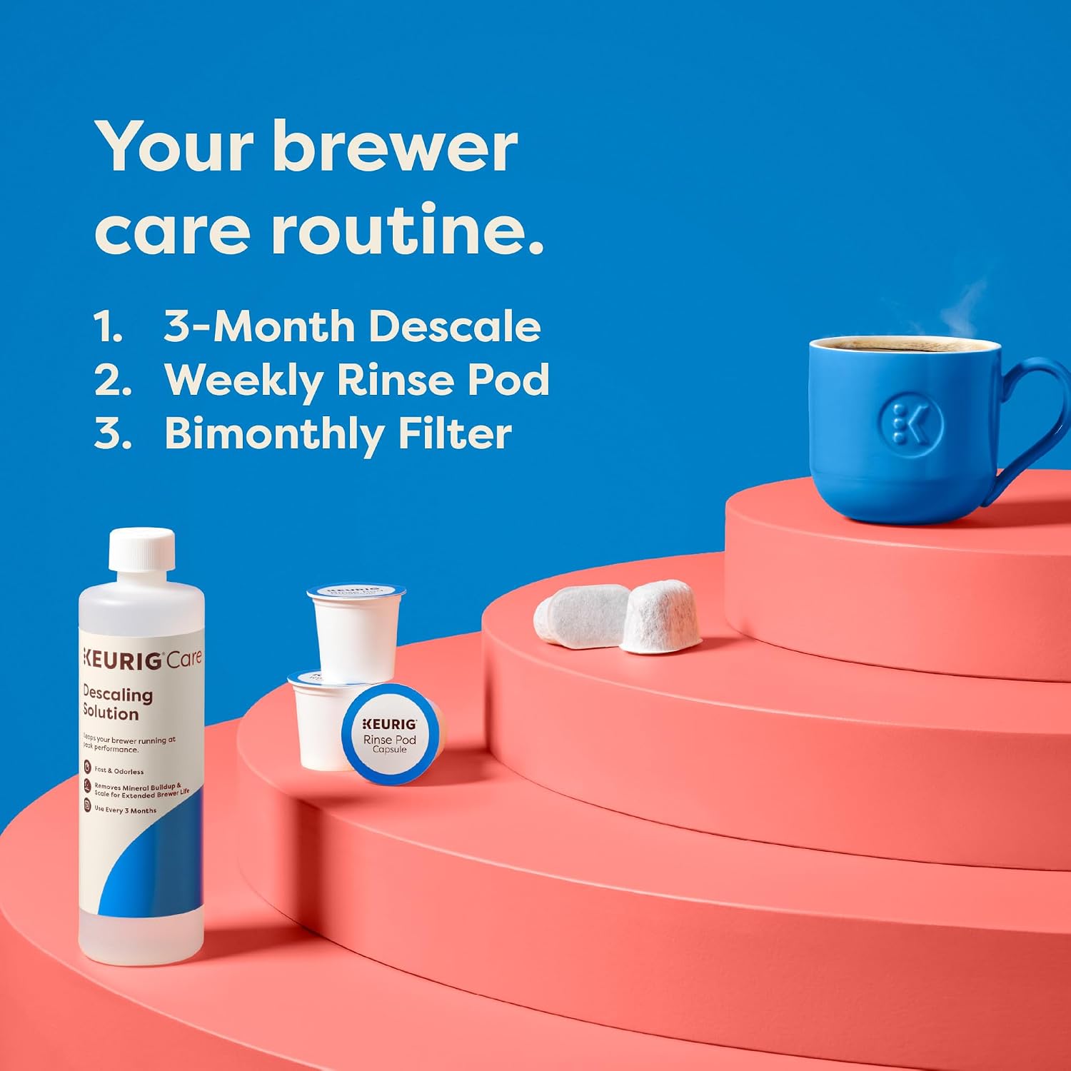 Detalle de Keurig 3-Month Brewer Maintenance Kit Review