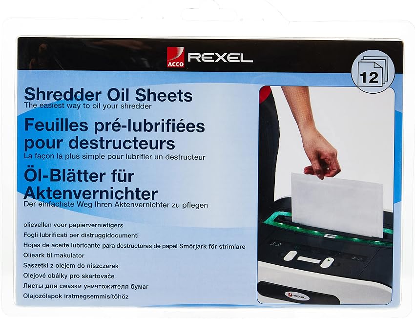 Imagen de Rexel 2101948, Pack de 12 Hojas Lubricantes A5 🧻 en OfertitasTOP