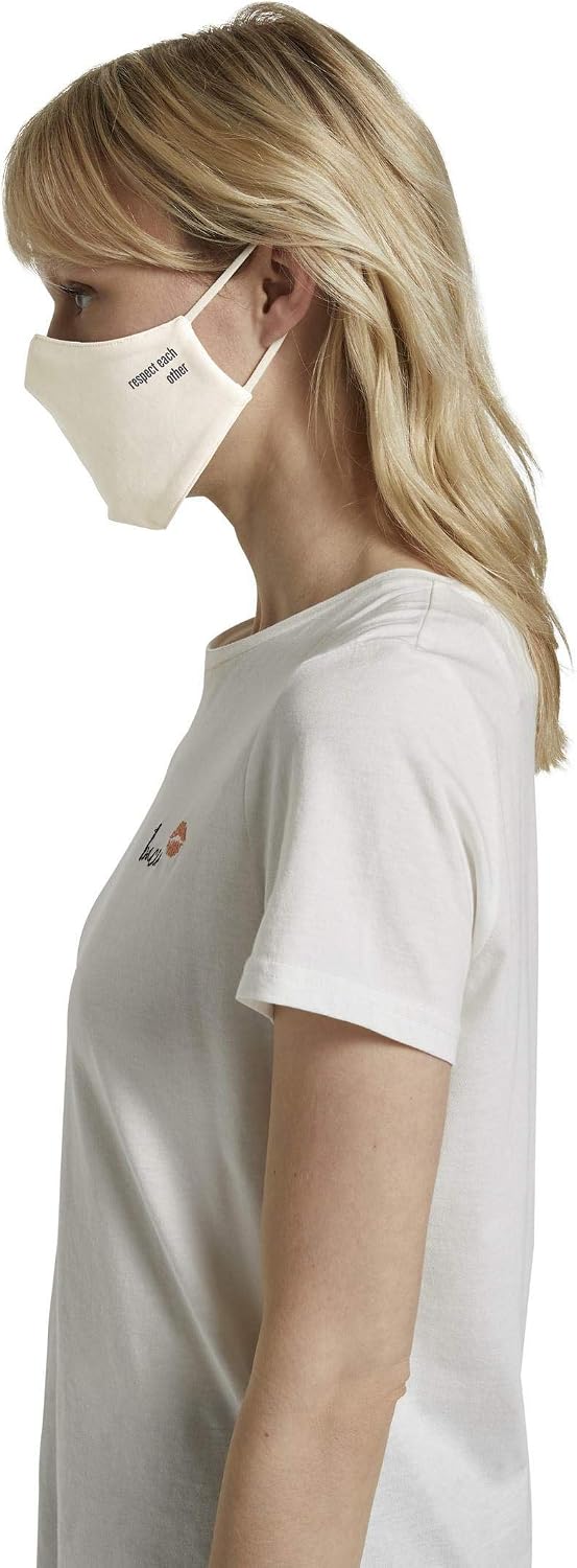 Detalle de TOM TAILOR Unisex Stoffmaske wiederverwendbar – Bequem und wiederverwendbar