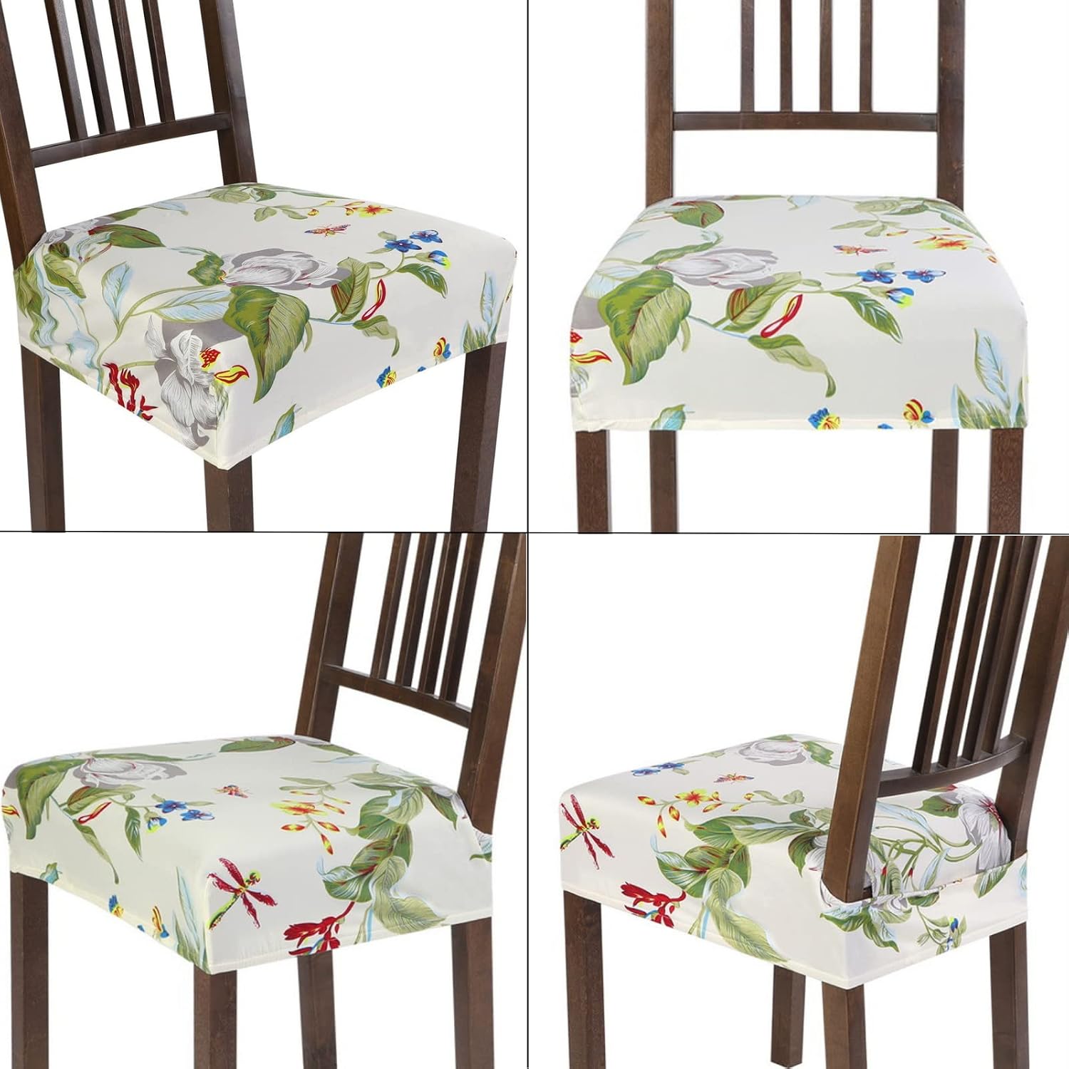 Thumbnail 6 de SearchI Stretch Dining Chair Seat Covers 6-pack