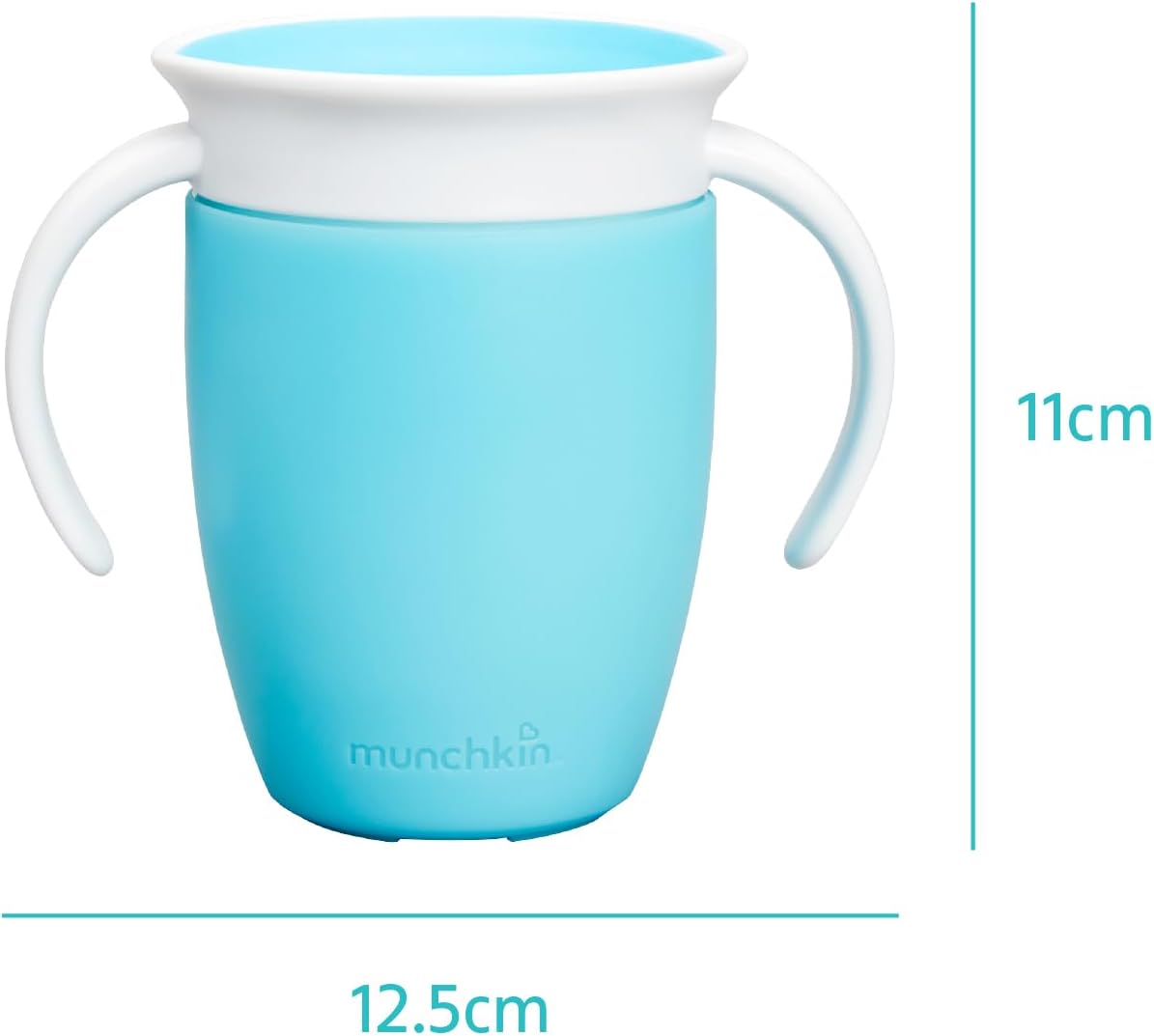 Thumbnail 6 de Munchkin Miracle 360 2 Pack Sippy Cup Set (207ml) – Leakproof, with Handles, Blue/Green