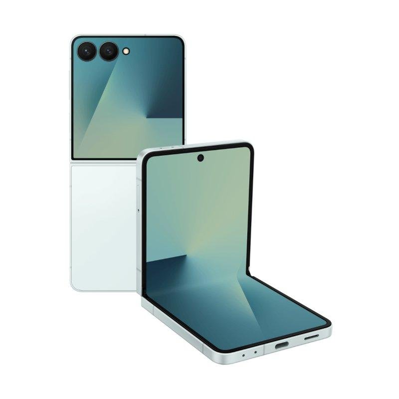 Detalle 2 de Samsung Galaxy Z Flip7 5G 12GB 256GB 6.9" Verde Menta: móvil plegable con IA para quien valora innovación