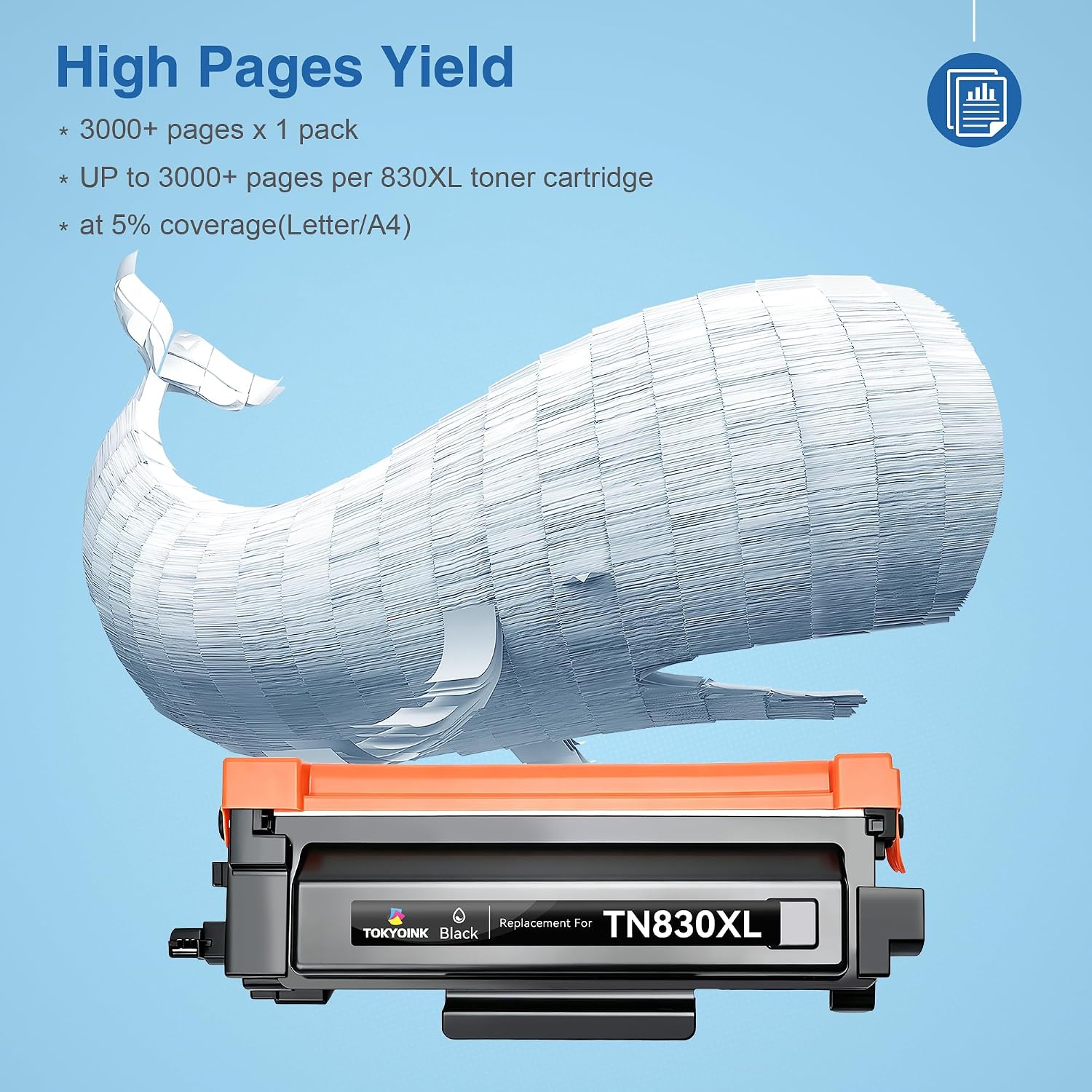 Detalle 2 de TOKYOINK TN830XL toner 3000 pages 🖨
