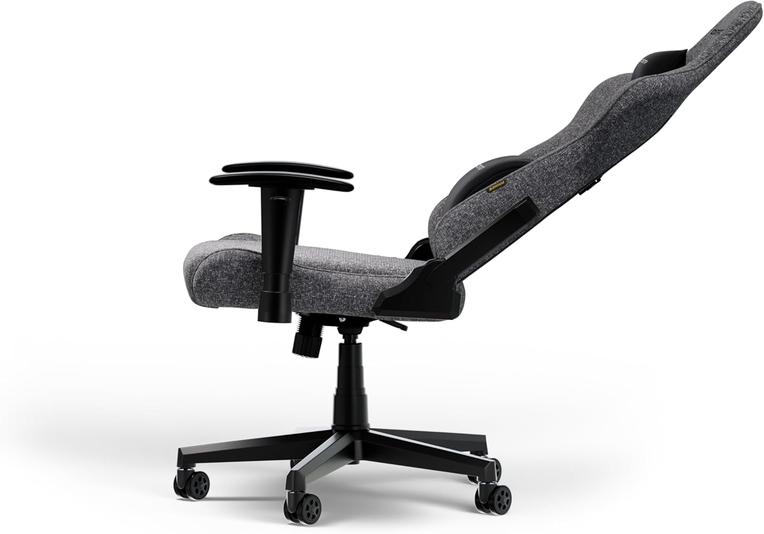 Thumbnail 5 de DXRacer Prince L Gris en tissu — chaise gaming ergonomique pour PC et consoles