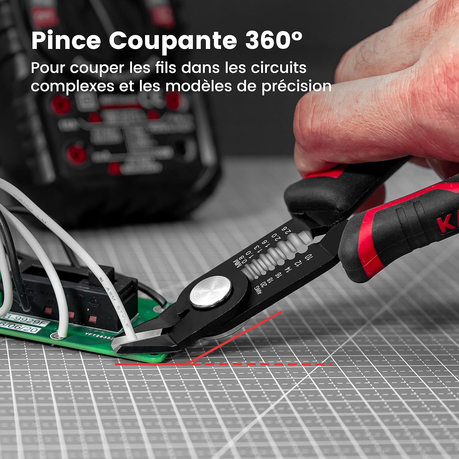 Thumbnail 1 de KAIWEETS Coupe-fil 12,7 cm